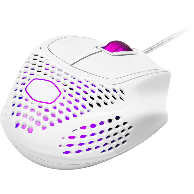 COOLER MASTER MM720 ULTRA LIGHTWEIGHT CLAW GRIP GAMING MOUSE W/ RGB (GLOSSY WHITE) - DataBlitz