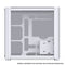 Jonsbo TK-2 ATX Separated Cabinet Computer Case (Black, White)