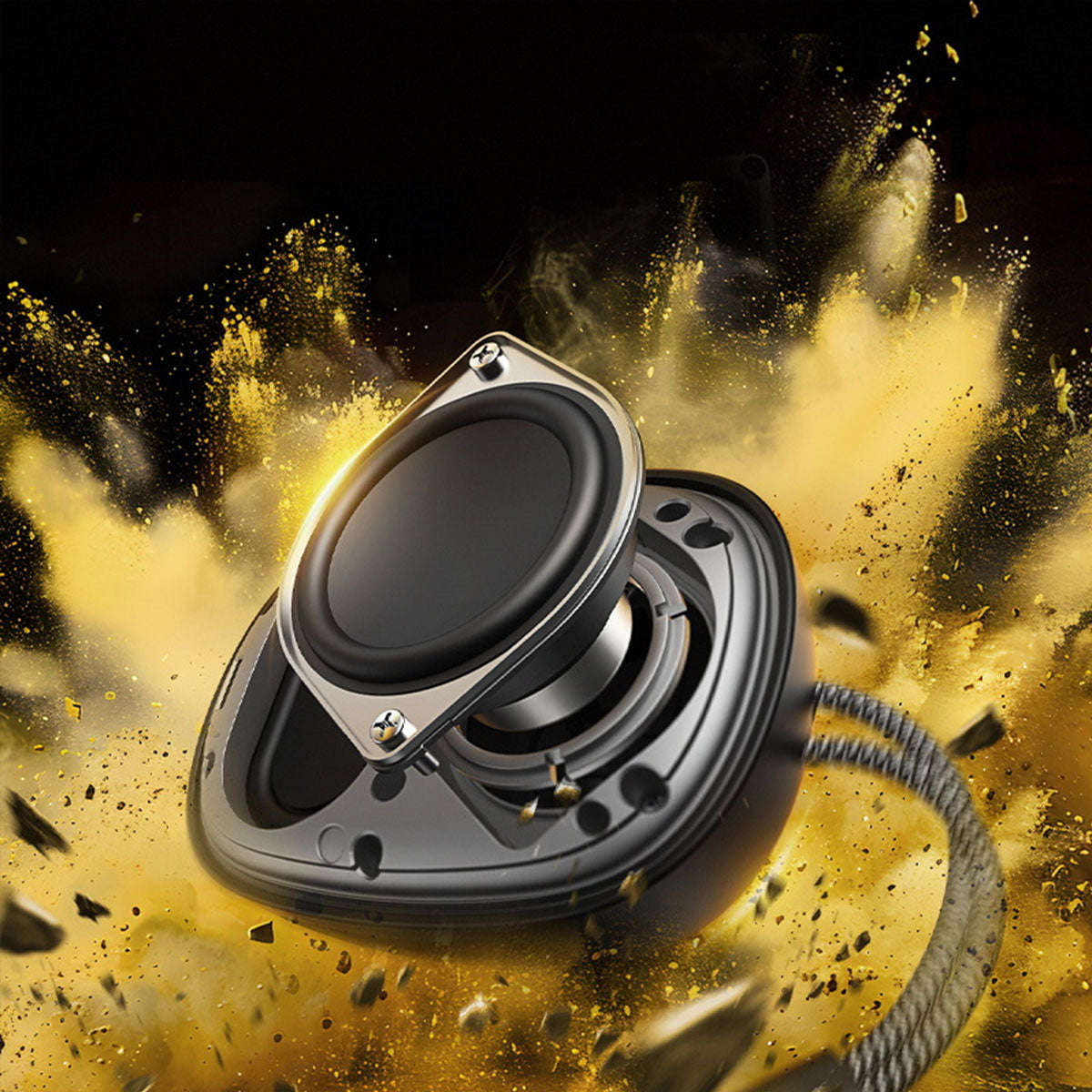 Baseus AeQur 35 Pro Air Portable Wireless Speaker (Cluster Black) (A20077600127-00)