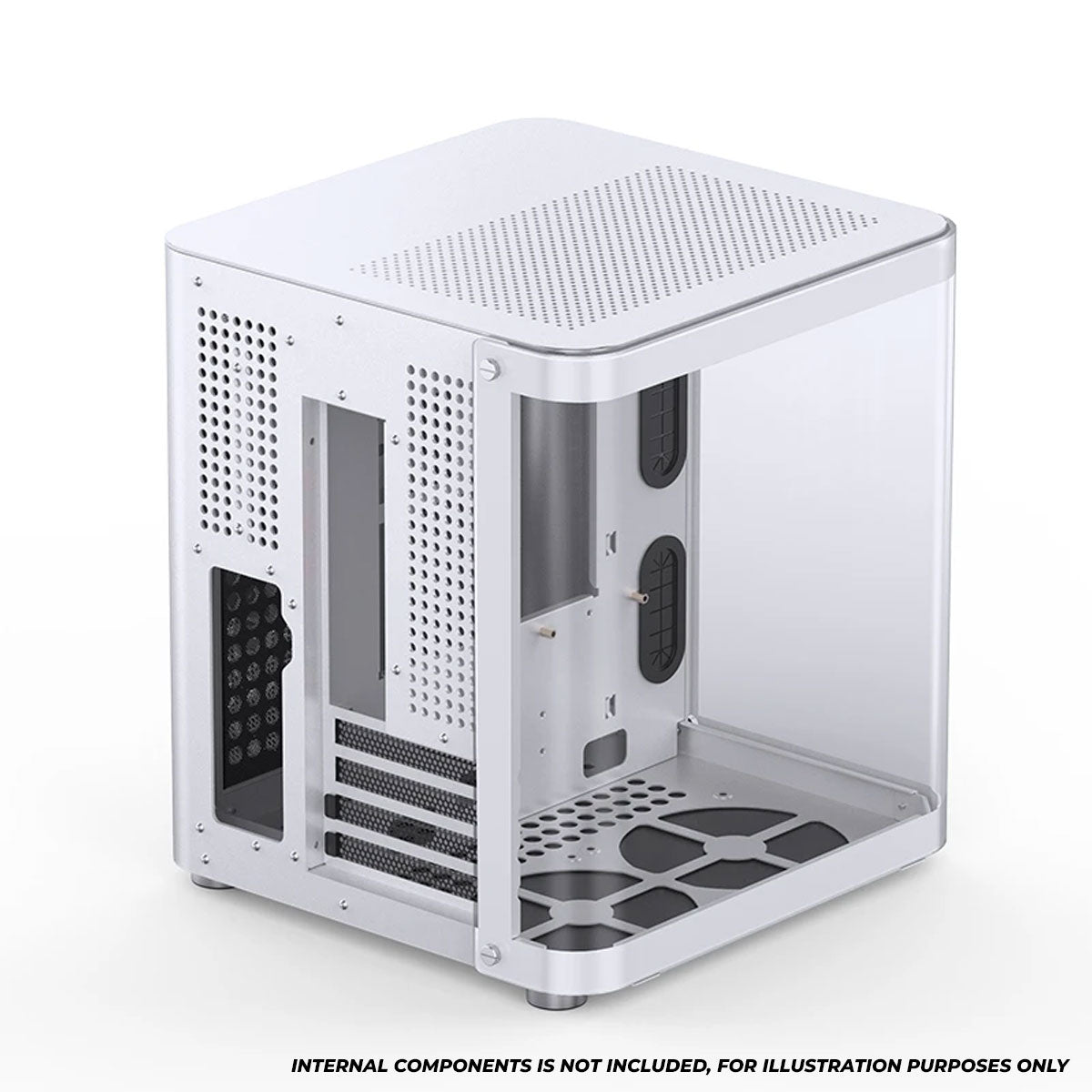Jonsbo TK-1 M-ATX Separated Cabinet Computer Case (Black, White)