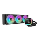 Deepcool LQ360 360mm Liquid Cooler with a Dashboard Display (Black) (R-LQ360-BKLSMW-G-1)