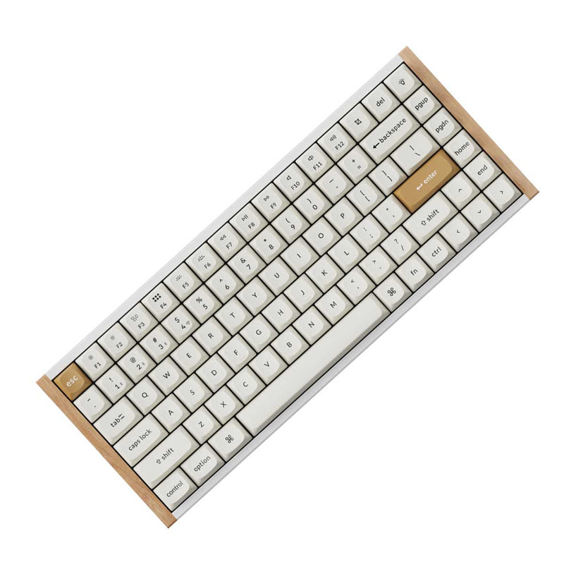Keychron K2 HE Special Ed. Hot-Swappable RGB Backlight 75% Wireless Magnetic Switch Custom Keyboard - White (Gateron Double-Rail Magnetic Nebula Switch) (K2H-Q1)