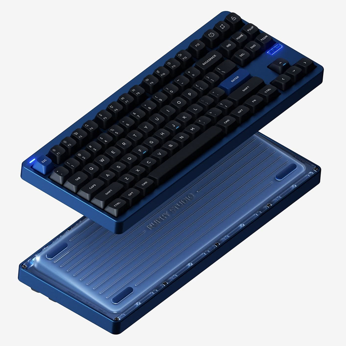 NuPhy Gem80 QMK/VIA Tri-Mode Wireless Custom Mechanical Keyboard (Mystic Indigo)