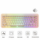 Akko YU01 Antique Jade Resin Case Multi-Mode RGB Hot-Swappable Mechanical Keyboard (Akko V3 Piano Pro Switch Special Version)