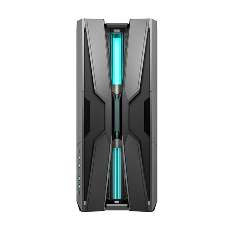 DeepCool Genome III Full-Tower Premium Case with Integrated Liquid Cooling (Black, White) (R-GENOME-BKALA3-G-3, R-GENOME-WHALA3-G-3)