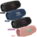 JBL Charge 6 Portable Waterproof & Drop-Proof Bluetooth Speaker (Black, Blue, Funky Black, Pink)