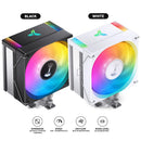 Jonsbo CR-1000 EVO ARGB Silent Series 120MM SingleA-Tower CPU Cooler (Black, White)