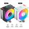 Jonsbo CR-1000 EVO ARGB Silent Series 120MM SingleA-Tower CPU Cooler (Black, White)