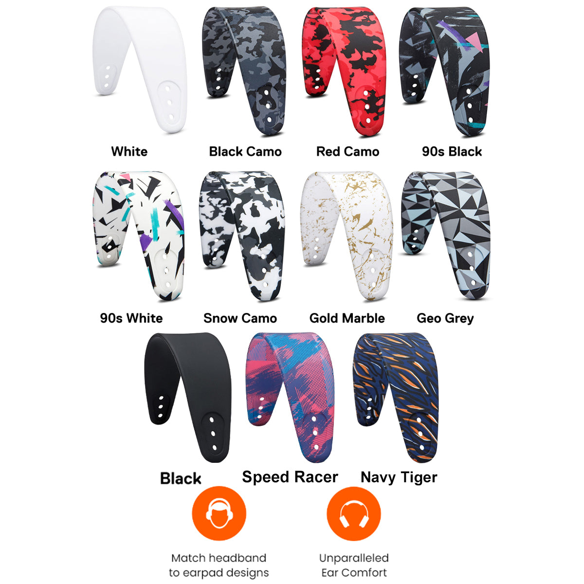 Wicked Cushions WC Silicone HeadbandZ for Arctis Nova Headsets