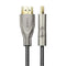 UGreen HDMI 2.0 Male To Male Carbon Fiber Zinc Alloy Cable - 3m (Gray) (HD131/50109)