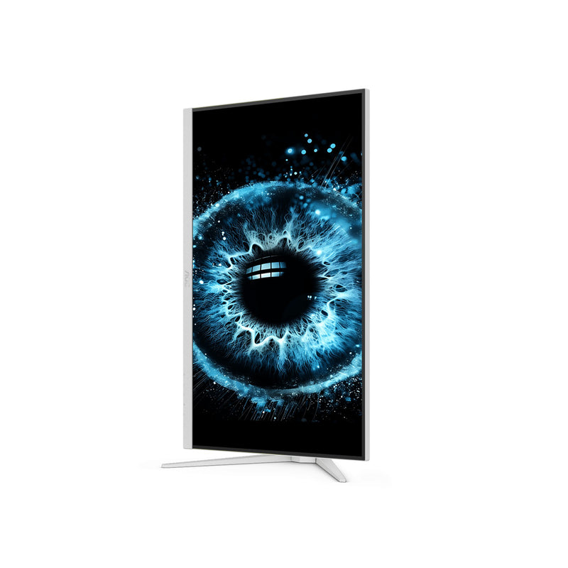 AOC Q27G4SL/WS/69 27" QHD (2560x1440) 320Hz 0.3ms MPRT/1ms GTG Fats IPS Circular Polarized Gaming Monitor with Tilt, Height, Swivel & Pivot Adjustment (White/Silver)