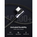 UGreen Right Angle USB-A to USB-C Data Cable - 1M (Space Gray)