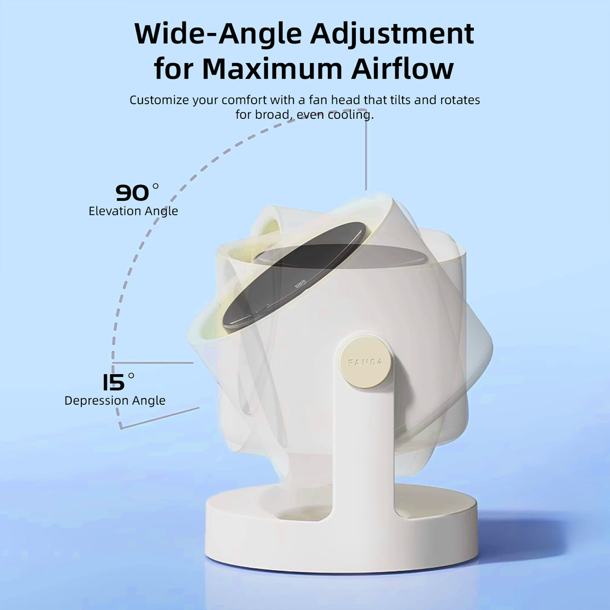 Vyvylabs S04 Digital Desktop Fan 