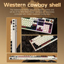Ajazz AK35I V4 RGB Tri-Mode 100% 104-Keys Gasket-mounted Hot-Swappable Mechanical Keyboard