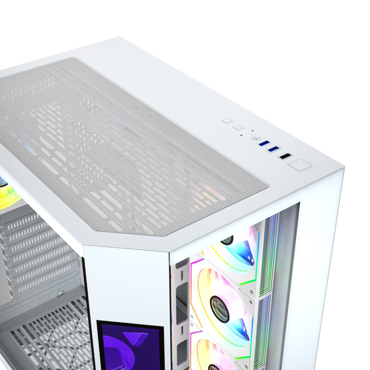 XYZ Neutron ATX 2D Glass Panoramic Tempered Glass PC Case