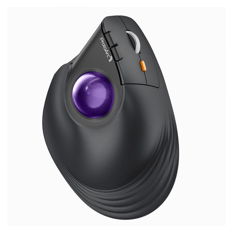 ProtoArc EM05 NL Ergonomic Vertical Wireless Trackball Mouse