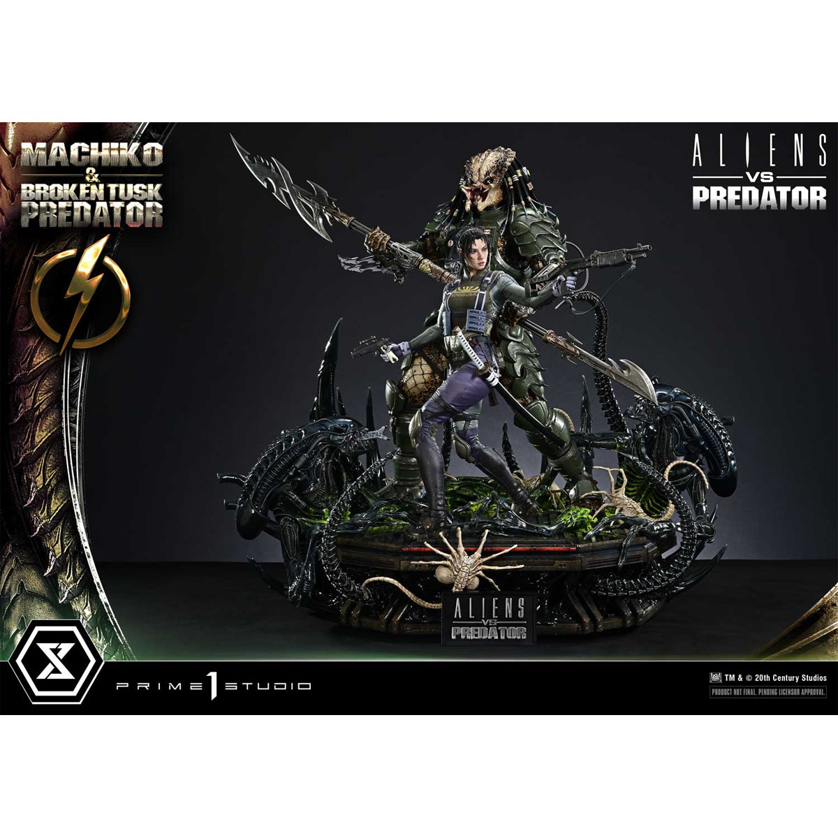Ultimate Premium Masterline Aliens vs. Predator Machiko & Broken Tusk