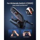 Transnovo Ergonomic Mouse Grip 2-Pack for Nintendo Switch 2 (Black)