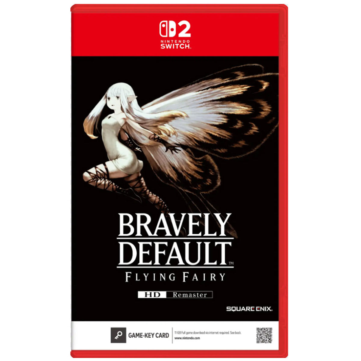 Nintendo Switch 2 Bravely Default Flying Fairy HD Remaster Game Key Card