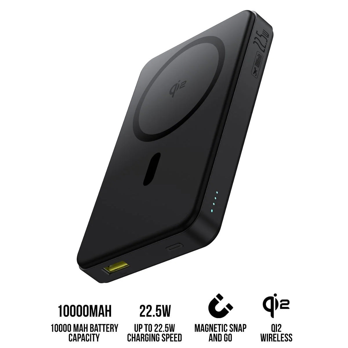 Baseus Airpow II Qi2 Magnetic Power Bank 10000mAh 22.5W (Cosmic Black) (P10080000123-00)