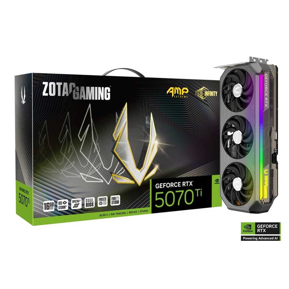 Zotac Gaming GeForce RTX 5070 Ti AMP Extreme Infinity 16GB GDDR7 Graphics Card (ZT-B50710B-10P)