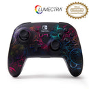 PowerA Lumectra Enhanced Wireless Controller For Nintendo Switch (Galactic Vortex)