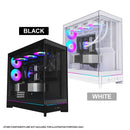 Montech HS02 Pro ATX Mid-Tower Curved Glass Front & TG Side Panel PC Case | DataBlitz