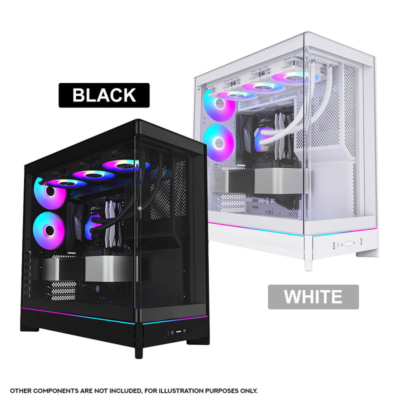 Montech HS02 Pro ATX Mid-Tower Curved Glass Front & TG Side Panel PC Case | DataBlitz