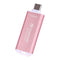 Transcend ESD300 512GB Dual USB 10Gbps Read up to 1050MB/s Type-C Portable SSD (Pink) (TS512GESD300P)