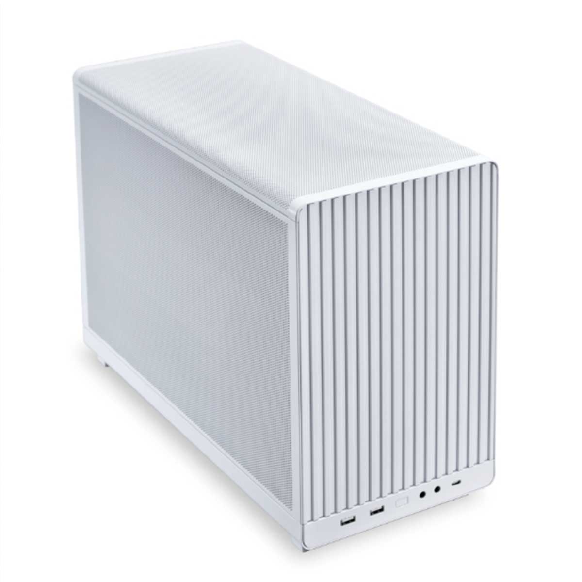 Lian Li A3-mATX-WDG Wooden Panel/Side Glass 26.3L Micro Form Factor PC Case (Black, White)