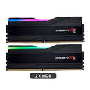 G.Skill Trident Z5 RGB 128GB (2x64GB) DDR5 6000 MT/s CL34-44-44-96 1.35V Intel XMP Memory (Matte Black) (F5-6000J3444F64GX2-TZ5RK)