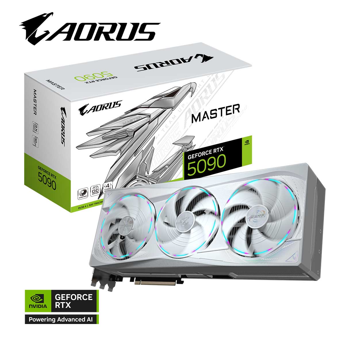 Gigabyte Aorus GeForce RTX 5090 Master Ice 32GB GDDR7 Graphics Card