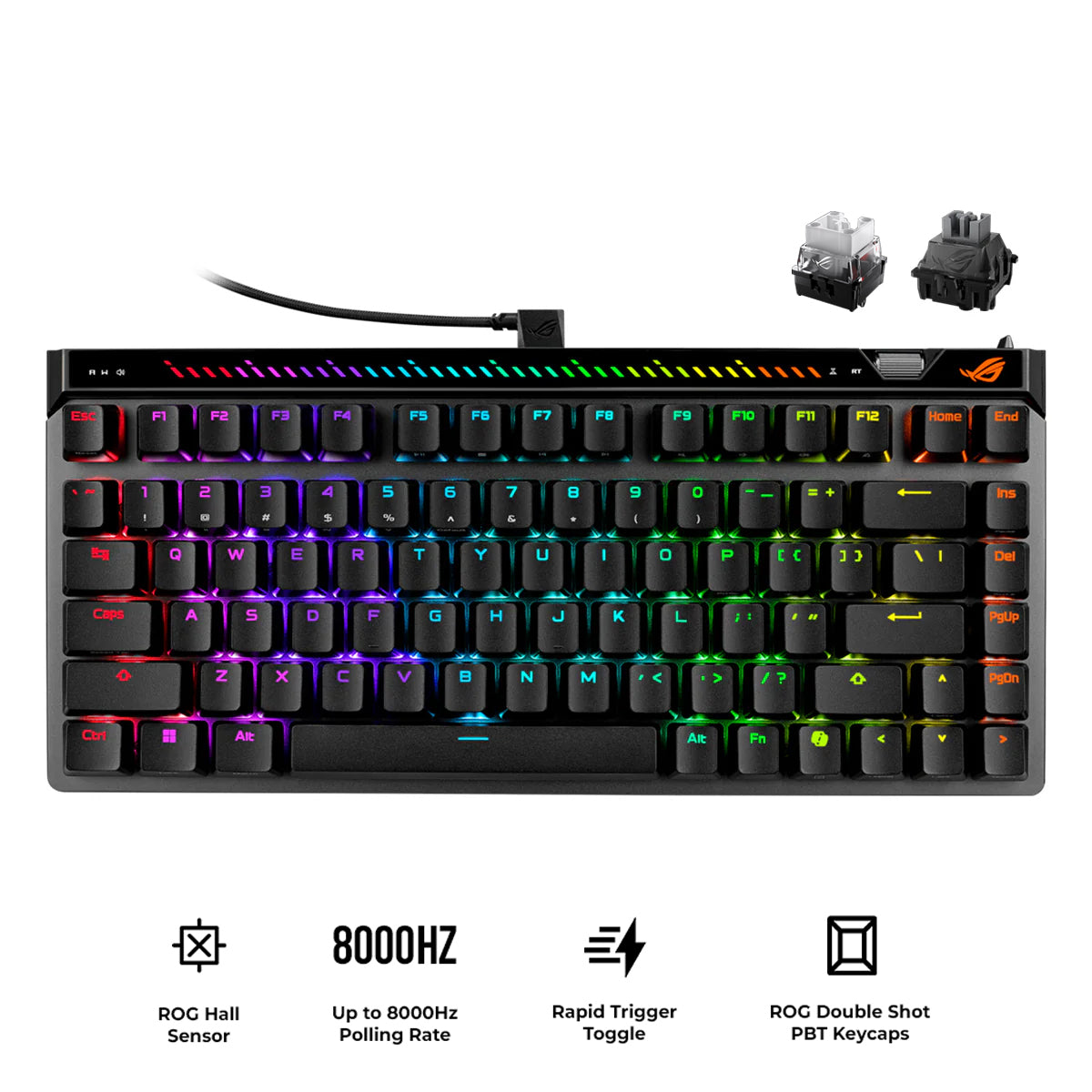 ASUS M705 ROG Falchion Ace 75HE 75% Wired Analog Gaming Keyboard
