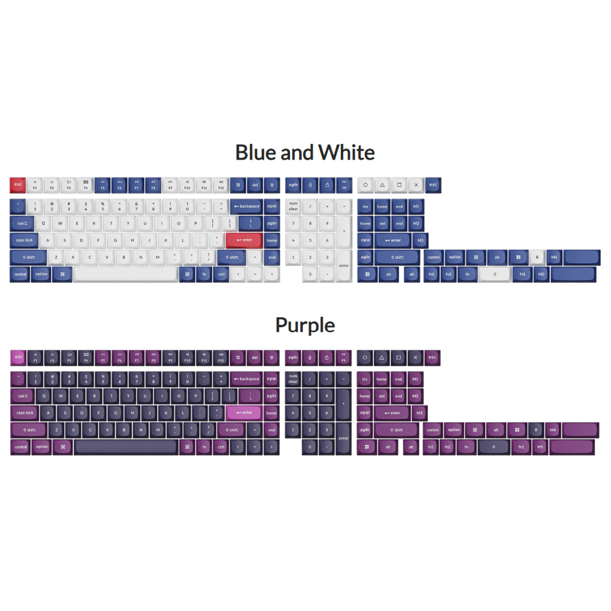 Keychron Double Shot PBT OSA Full Set (141 Keys) Keycap Set 