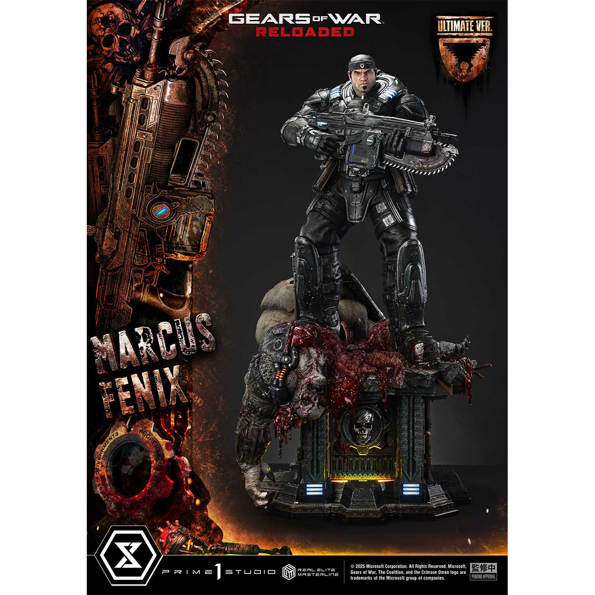 Real Elite Masterline Gears of War: Reloaded Marcus Fenix | DataBlitz