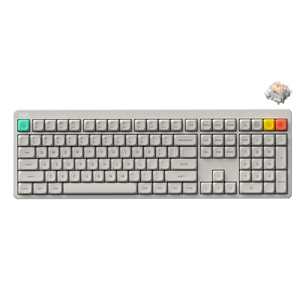 NuPhy Node100 High-Profile Hot-Swappable 109-Key Wireless Mechanical Keyboard