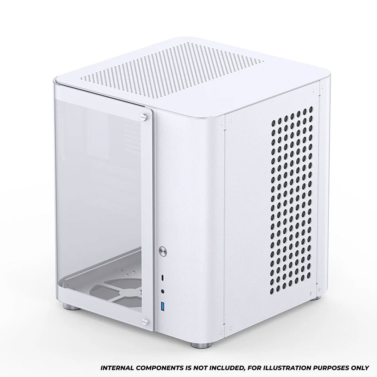 Jonsbo TK-1 M-ATX Separated Cabinet Computer Case (Black, White)