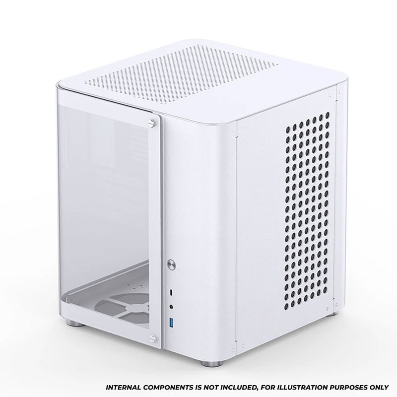 Jonsbo TK-1 M-ATX Separated Cabinet Computer Case (Black, White)