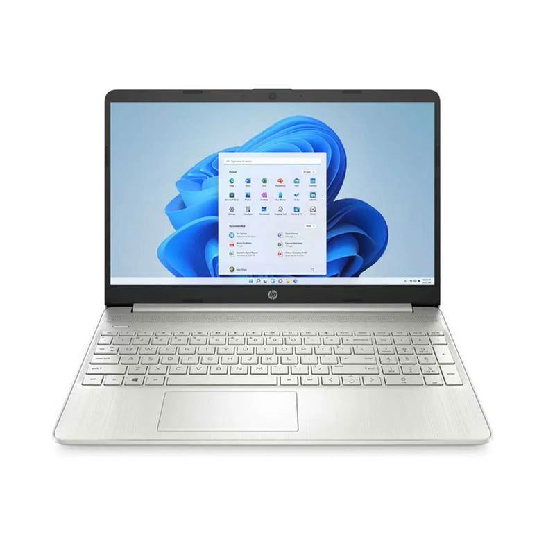 HP 15-FC0204AU Laptop (Natural Silver) | 15.6" FHD (1920x1080) | R5-7520U | 8GB RAM | 512GB Ssd | AMD Radeon Graphics | Windows 11 Home | Ms Office Home & Student 2021 | HP Prelude Topload Bag