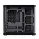 Jonsbo TK-2 ATX Separated Cabinet Computer Case (Black, White)