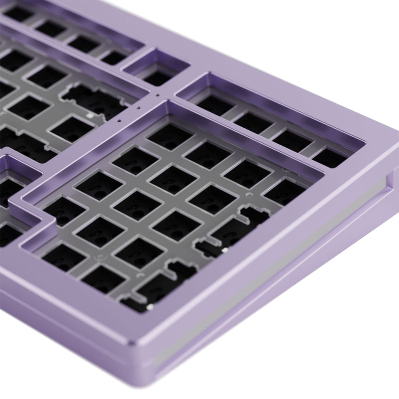 MonsGeek M2 QMK Aluminium Case Mechanical Keyboard Hot-Swappable Gasket DIY Kit (Purple)