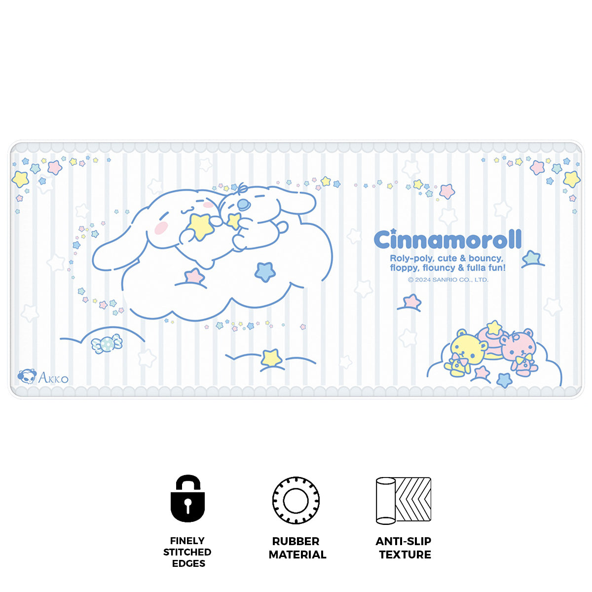 Akko Cinnamoroll Star Mouse Pad (900x400mm)