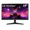 LG 24GS60F-B 24" Ultragear FHD (1920x1080) HDR 180Hz 1ms GTG IPS Freesync G-Sync Compatible Gaming Monitor