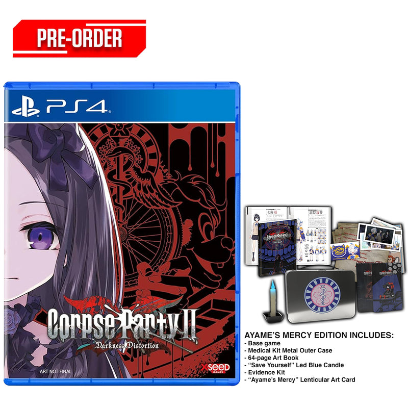 PS4 Corpse Party 2 Darkness Distortion Ayame's Mercy Limited Edition Pre-Order | DataBlitz