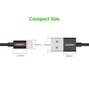 UGreen Lightning To USB 2.0 a Male Cable - 2m (Black) (US155/80823)