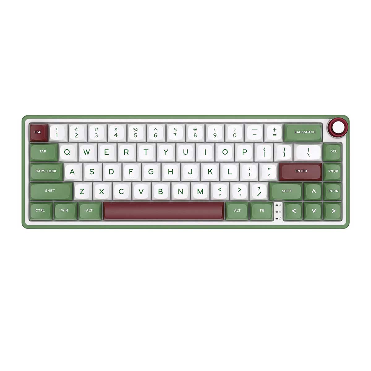 Royal Kludge R65 Single-Mode RGB 66-Keys Hot-Swappable Mechanical Keyboard Greensand