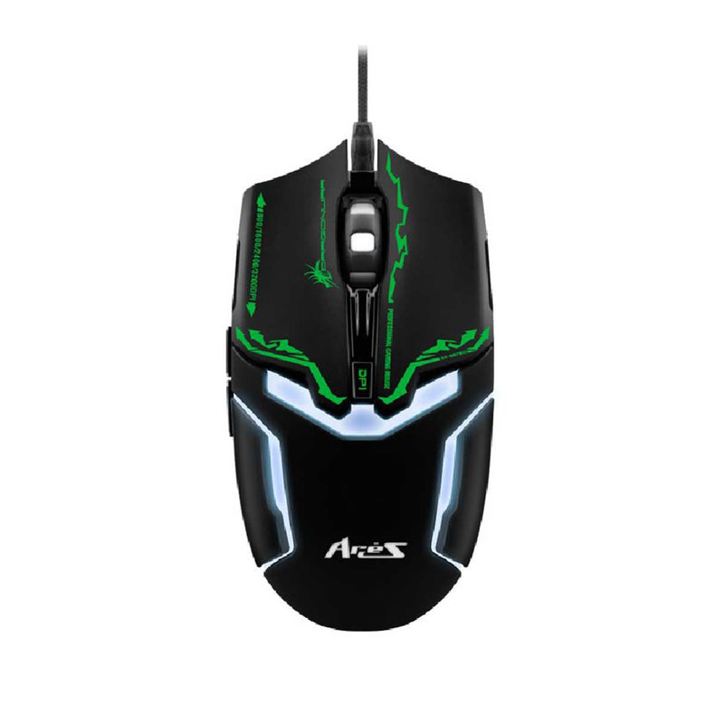 Elephant Dragonwar Ares Bluesensor Gaming Mouse Black (ELE-G10-BLACK)