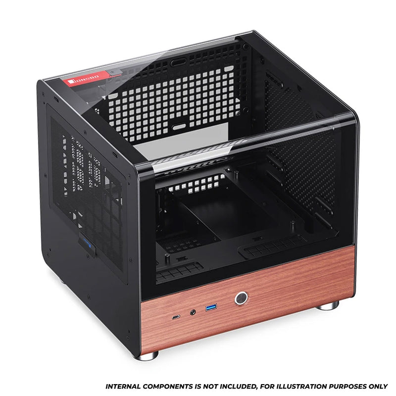Jonsbo TK-0 ITX Separated Cabinet Computer Case (Black, White)