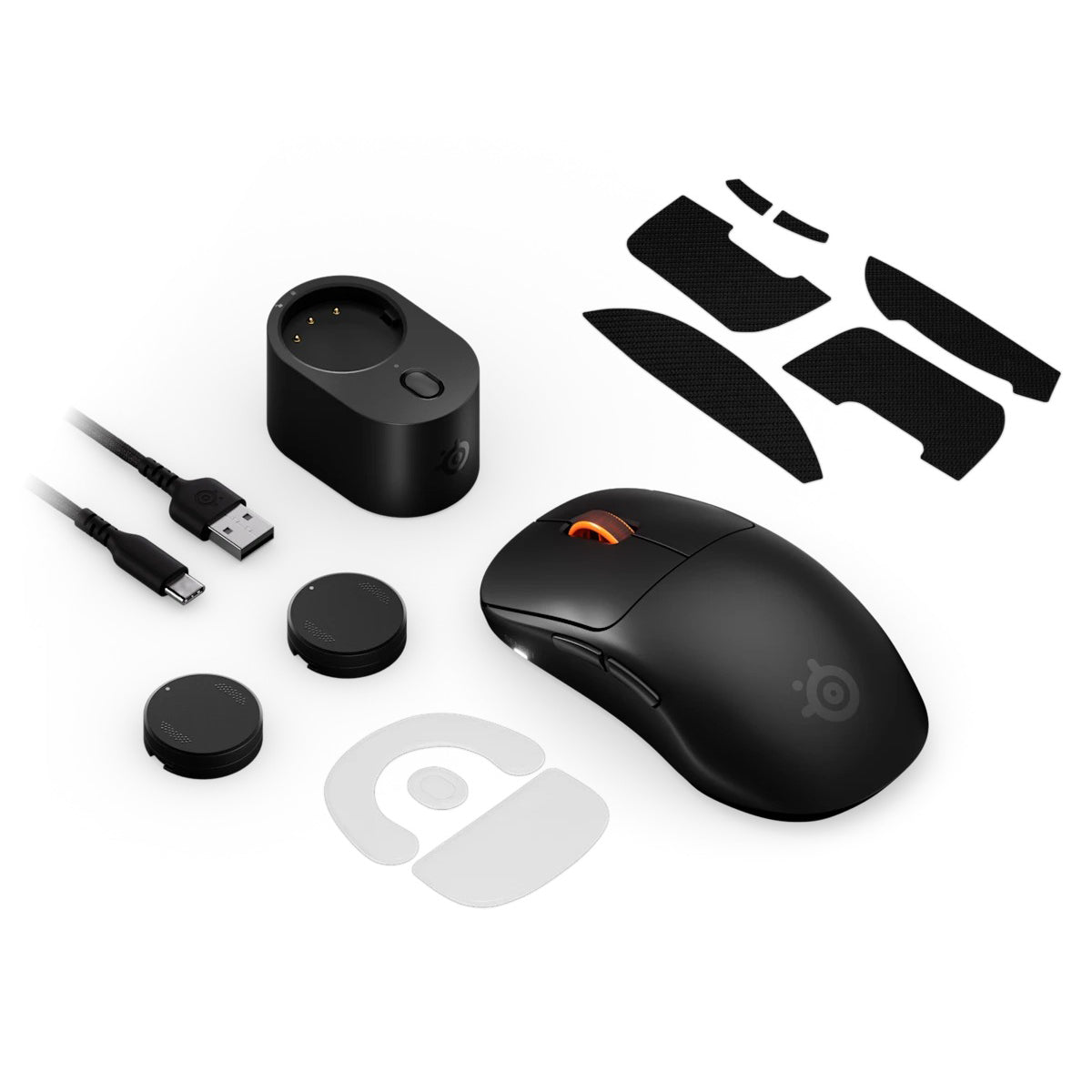 SteelSeries Sensei Pro Ultra-Lightweight Symmetrical Wireless Gaming Mouse (Full-Size) (Black)