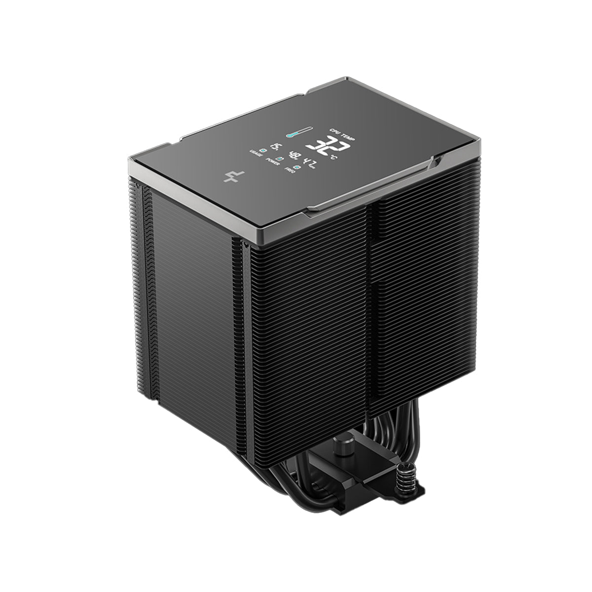 DeepCool AK500 G2 Digital NYX AI Dynamic Adjustment CPU Cooler with Digital Display (Black)